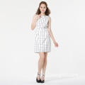 New design Plaid print Dress]